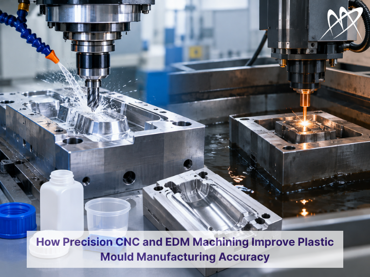 Precision CNC and EDM machining for accurate plastic mould manufacturing